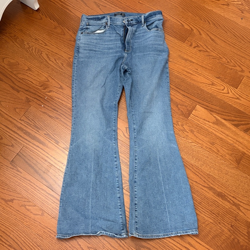 Abercrombie & Fitch Classic Blue Denim Flare Jeans
